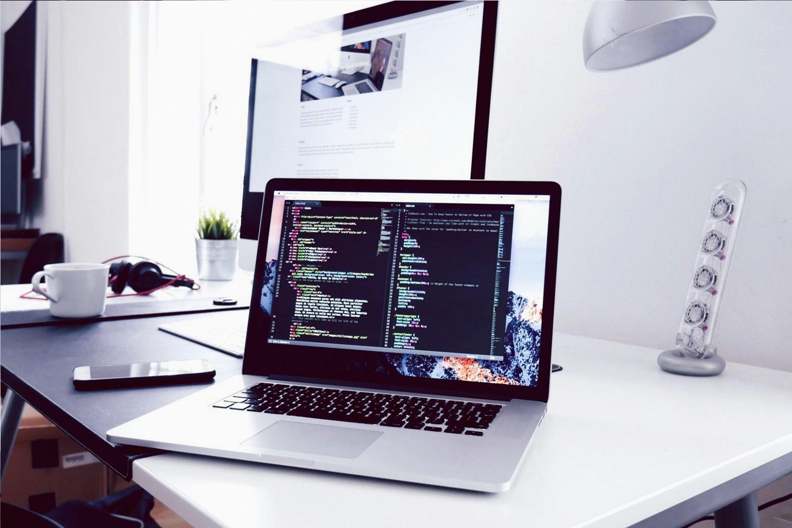 Front-end design workspace